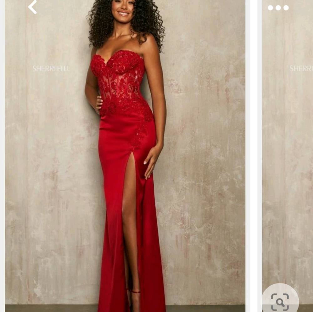 NEW Sherri Hill wedding dress 54185 - Picture 6 of 9